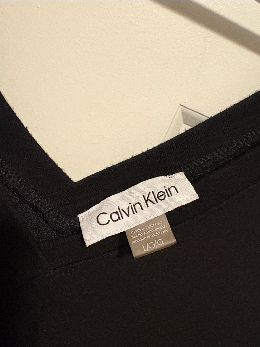Calvin Klein Black V-Neck Drawstring Romper - Picture 4 of 4